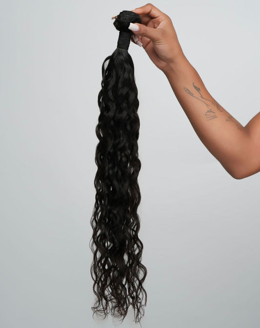 Natural Wave Hair Bundles – 100% Human Hair
